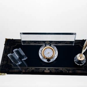 Alternative view of Siyah Altın Detaylı Masaüstü Seti - G